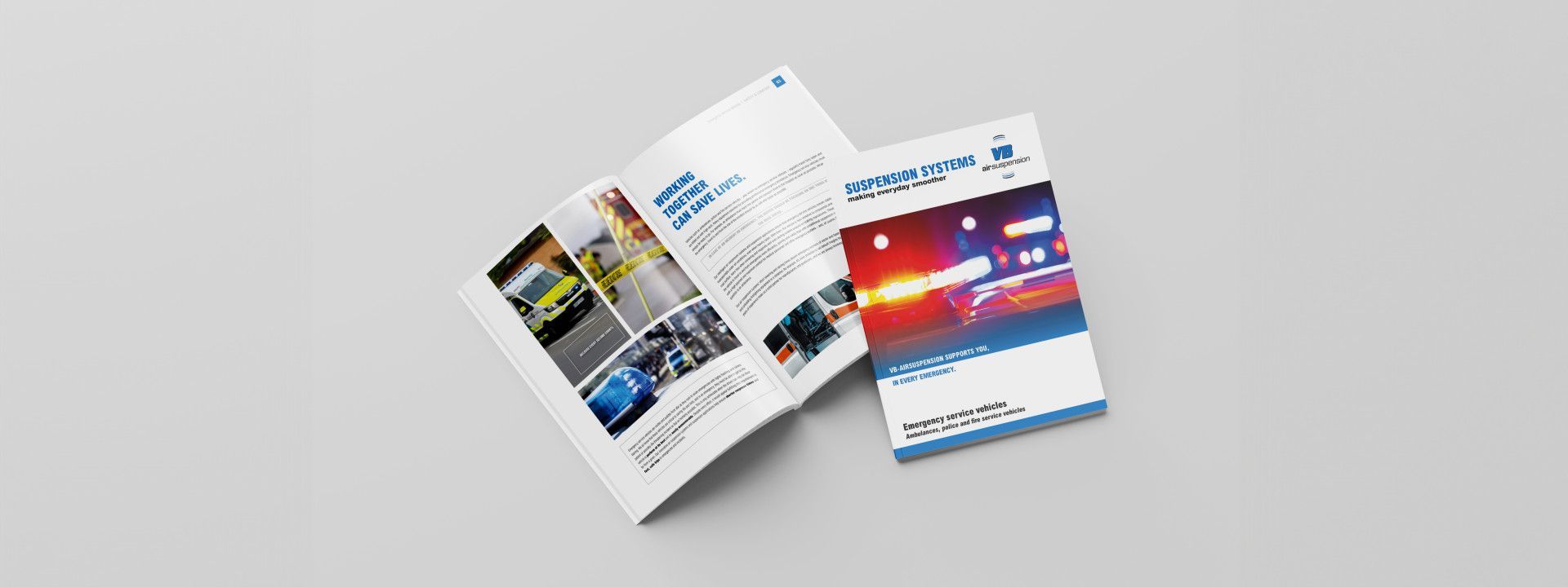 Foto: brochure dei veicoli di servizio di emergenza