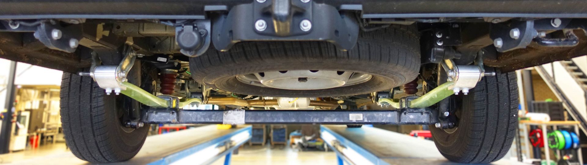 Photo: Composite leaf springs GFRP